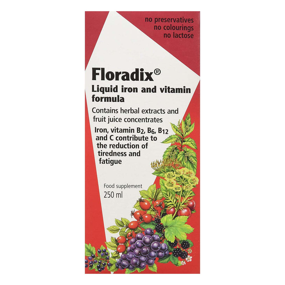 Floradix Liquid Iron and Vitamin Formula - 250ml
