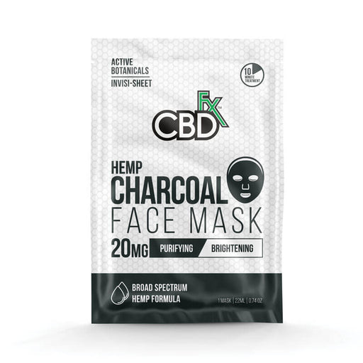 CBDfx Charcoal Face Mask - Purifying/Brightening