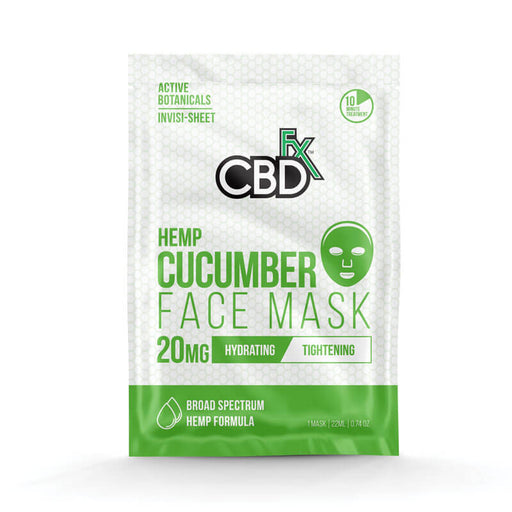 CBDfx Cucumber Face Mask - Hydrating/Tightening