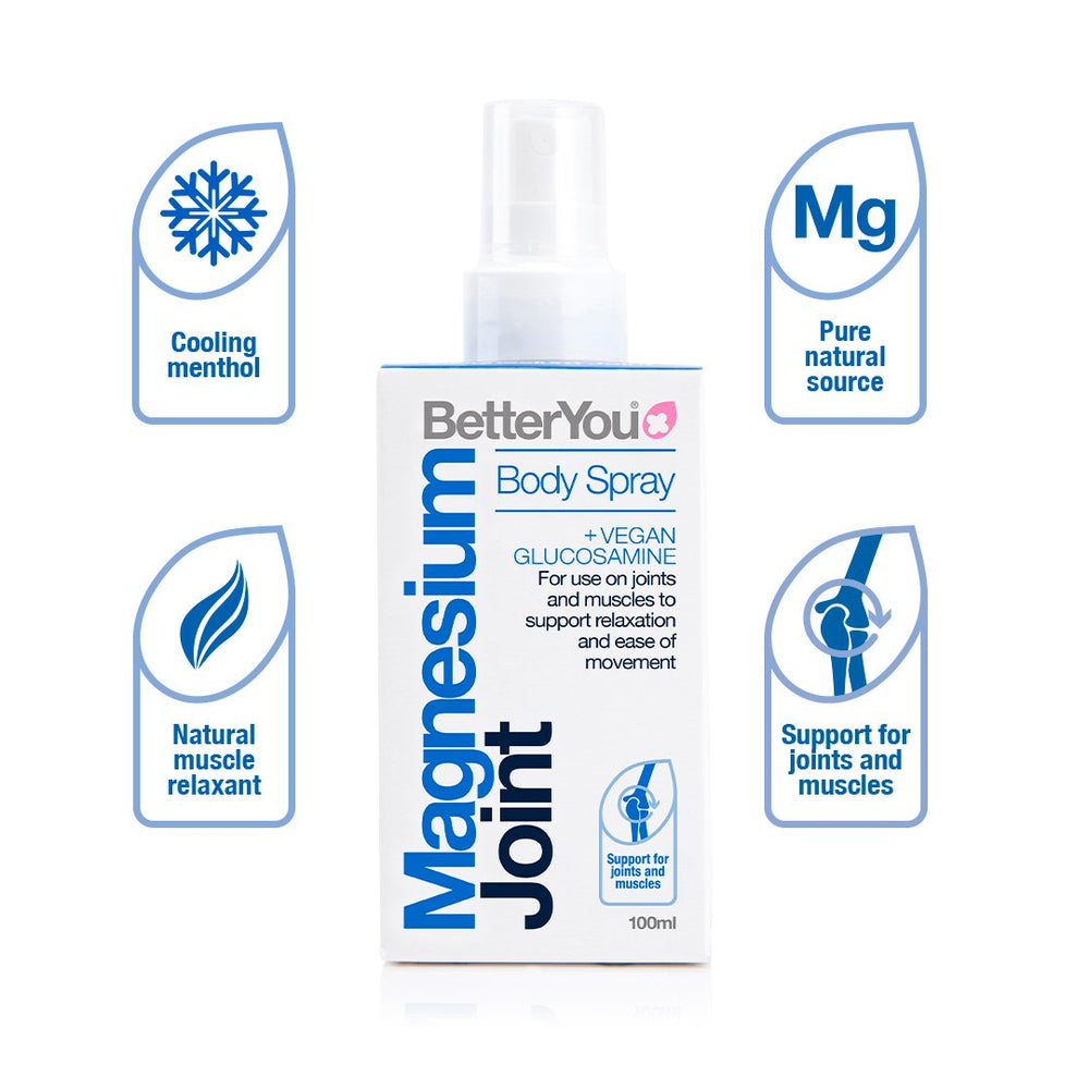 BetterYou Magnesium Joint Body Spray, 100ml