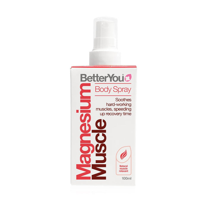 BetterYou Magnesium Muscle Body Spray, 100ml