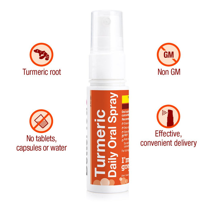 BetterYou Turmeric Daily Oral Spray, 25ml
