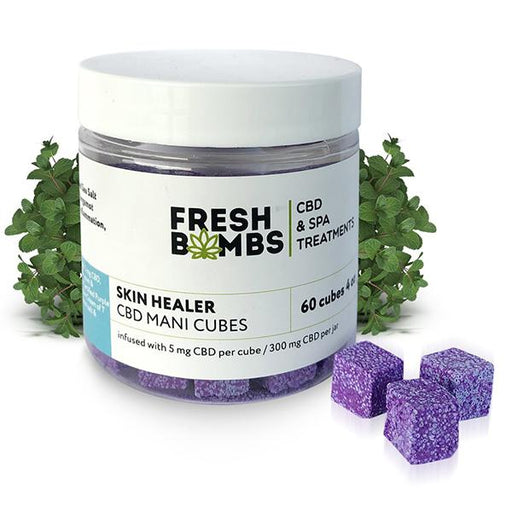 Fresh Bombs Mani Cubes - Skin Healer 5mg CBD 60 cubes