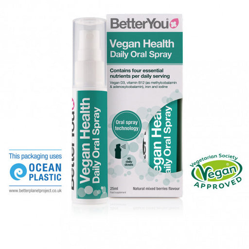 BetterYou Vegan Health Oral Spray, 25ml